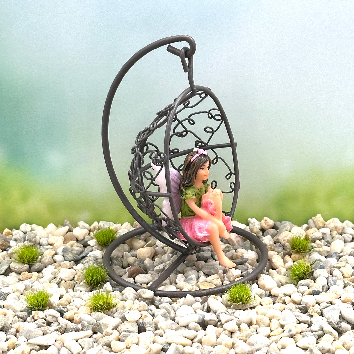 Fairy Garden Egg Chair Swing