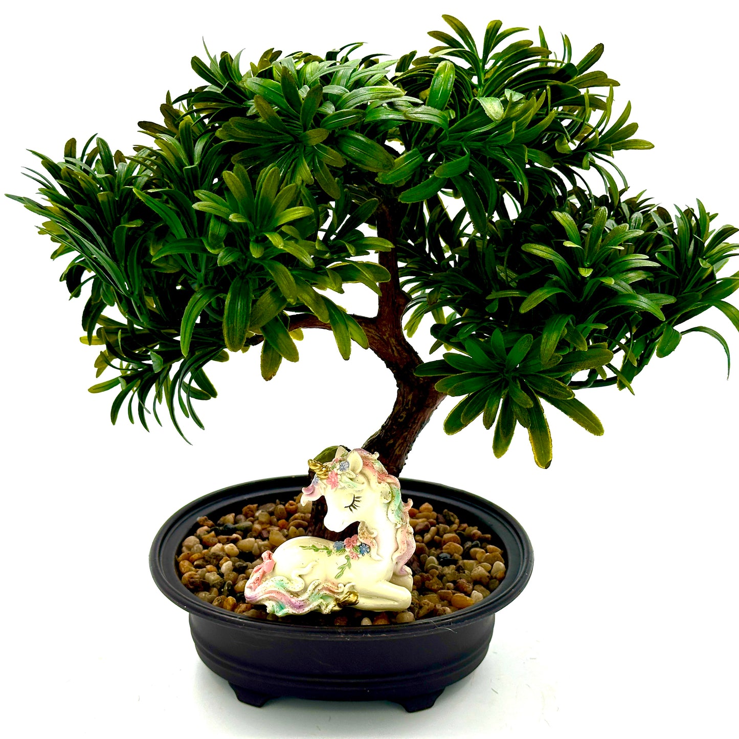 Artificial Bonsai Tree With Unicorn, Australian Fairy Garden Product