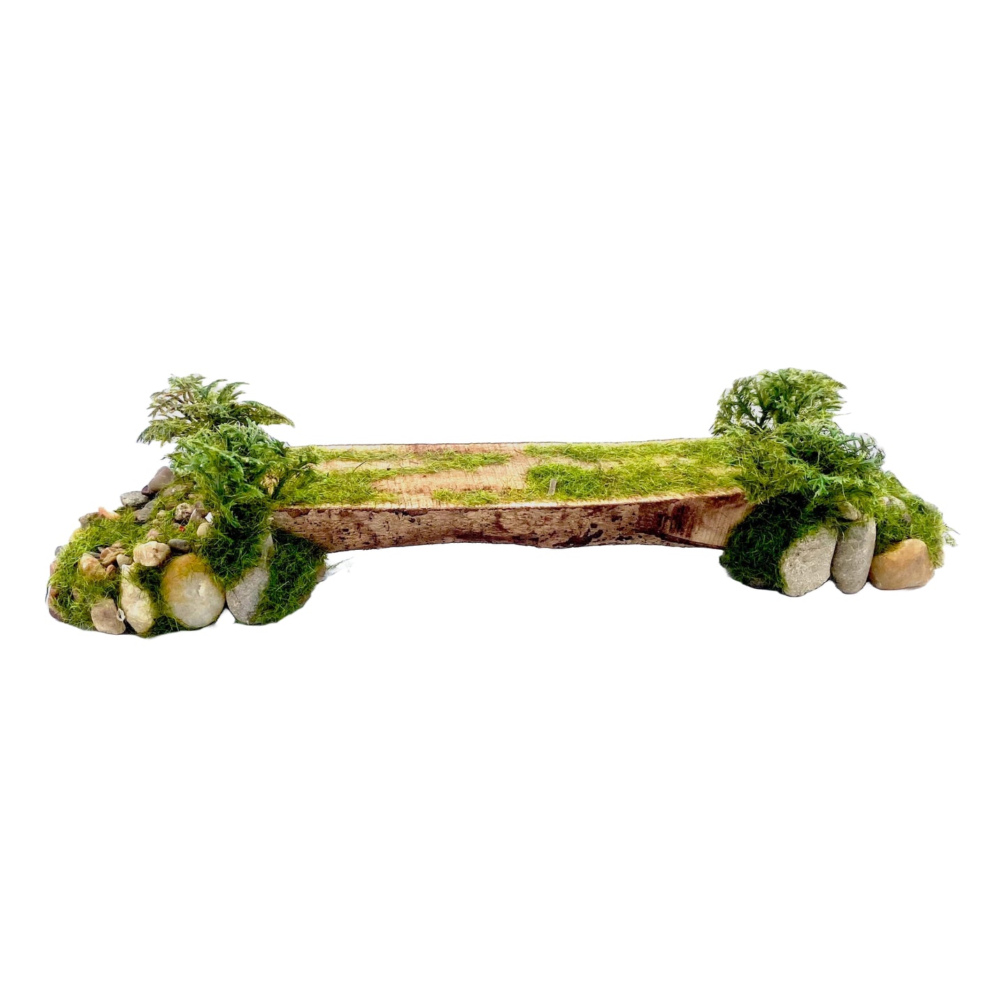Fairy Garden Log Bridge