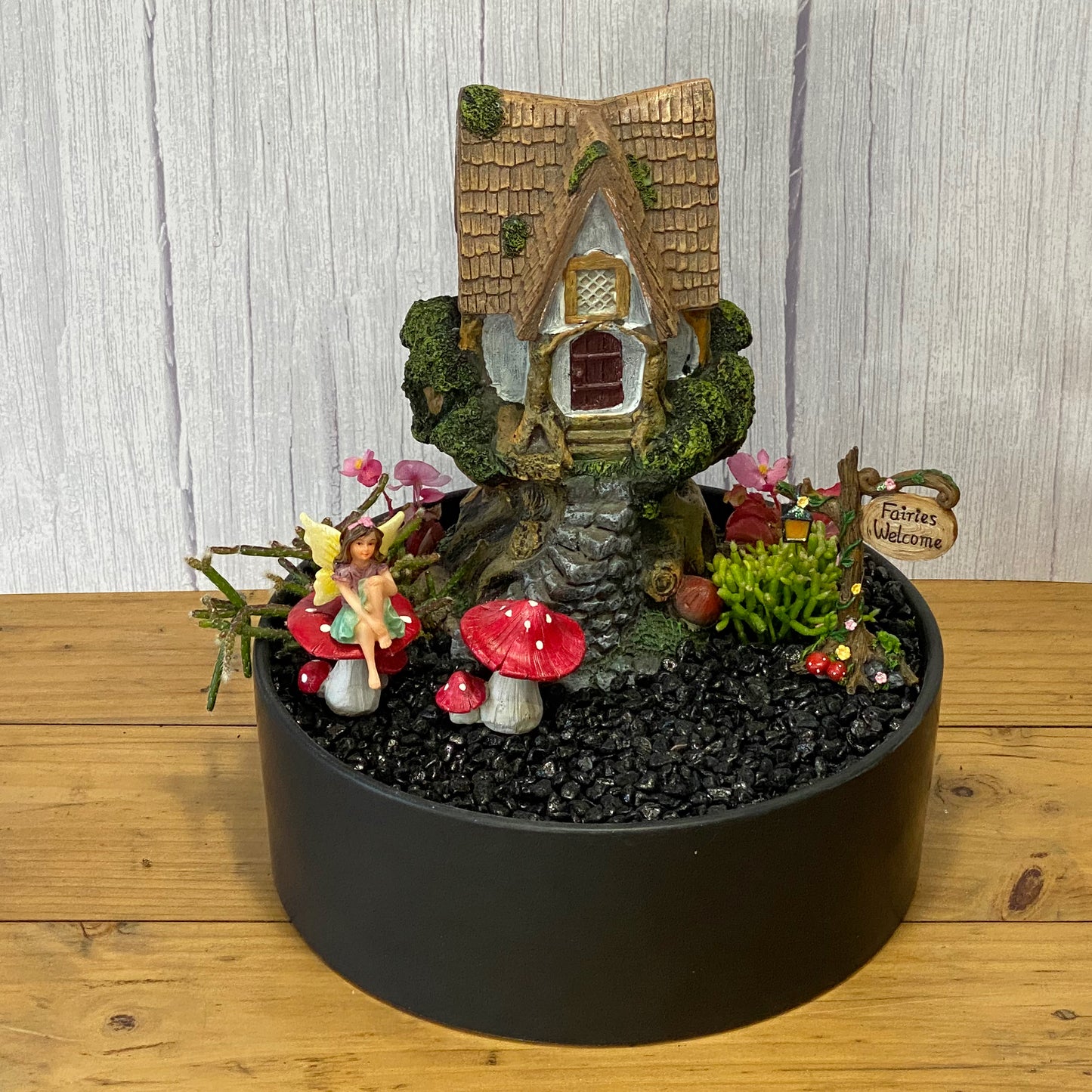 Fairy Garden Pebbles - Midnight Black