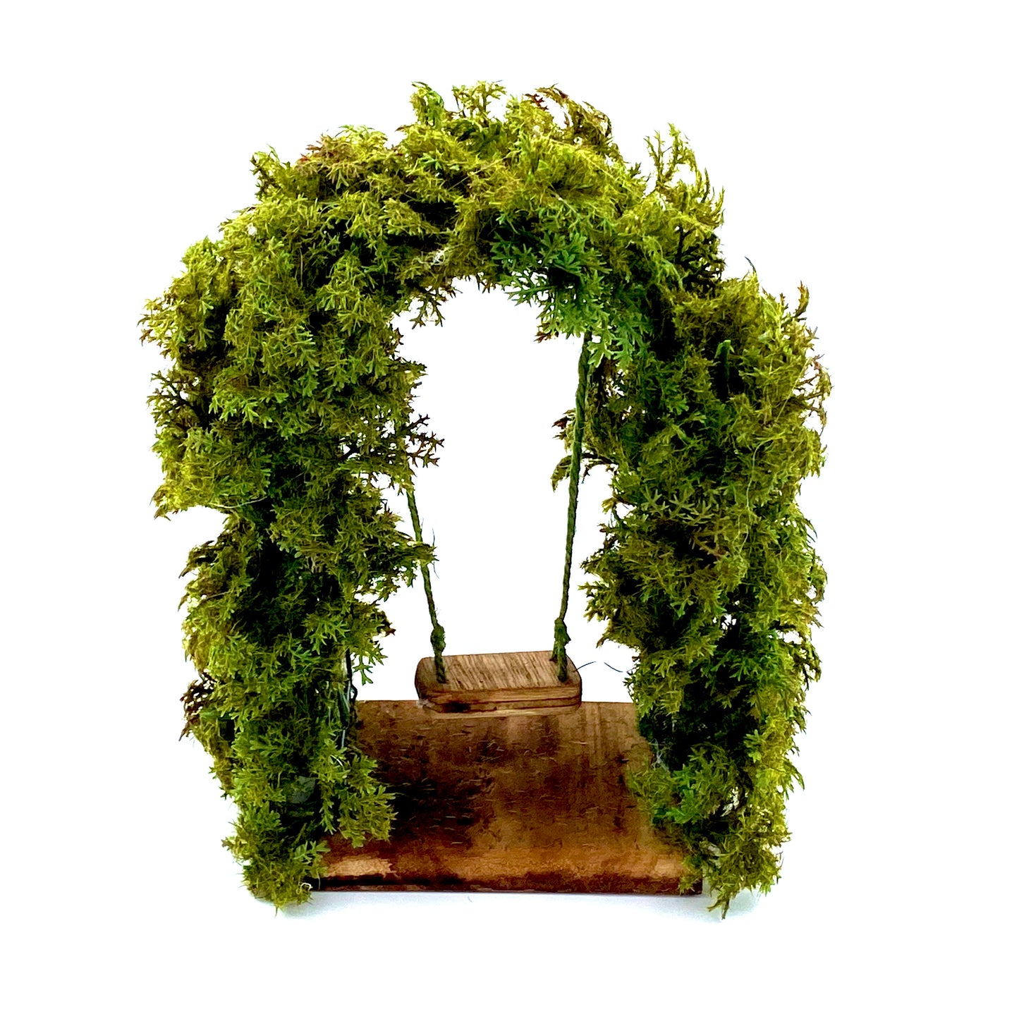 Fairy Garden Wooden Swing Fairy Garden Accessory