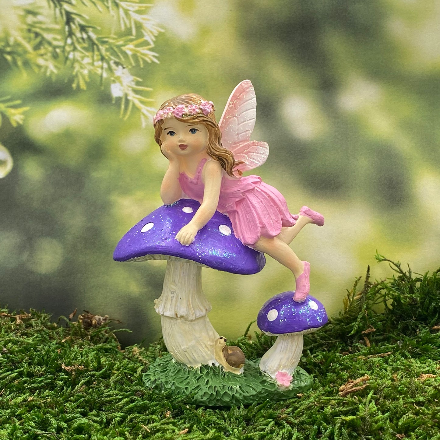 Fairy Lulu On A Mushroom
