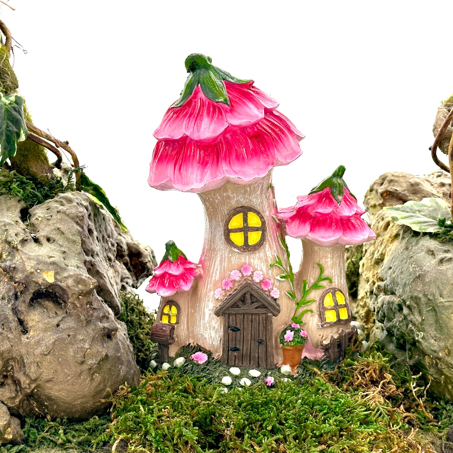 Flower Mushroom Fairy House