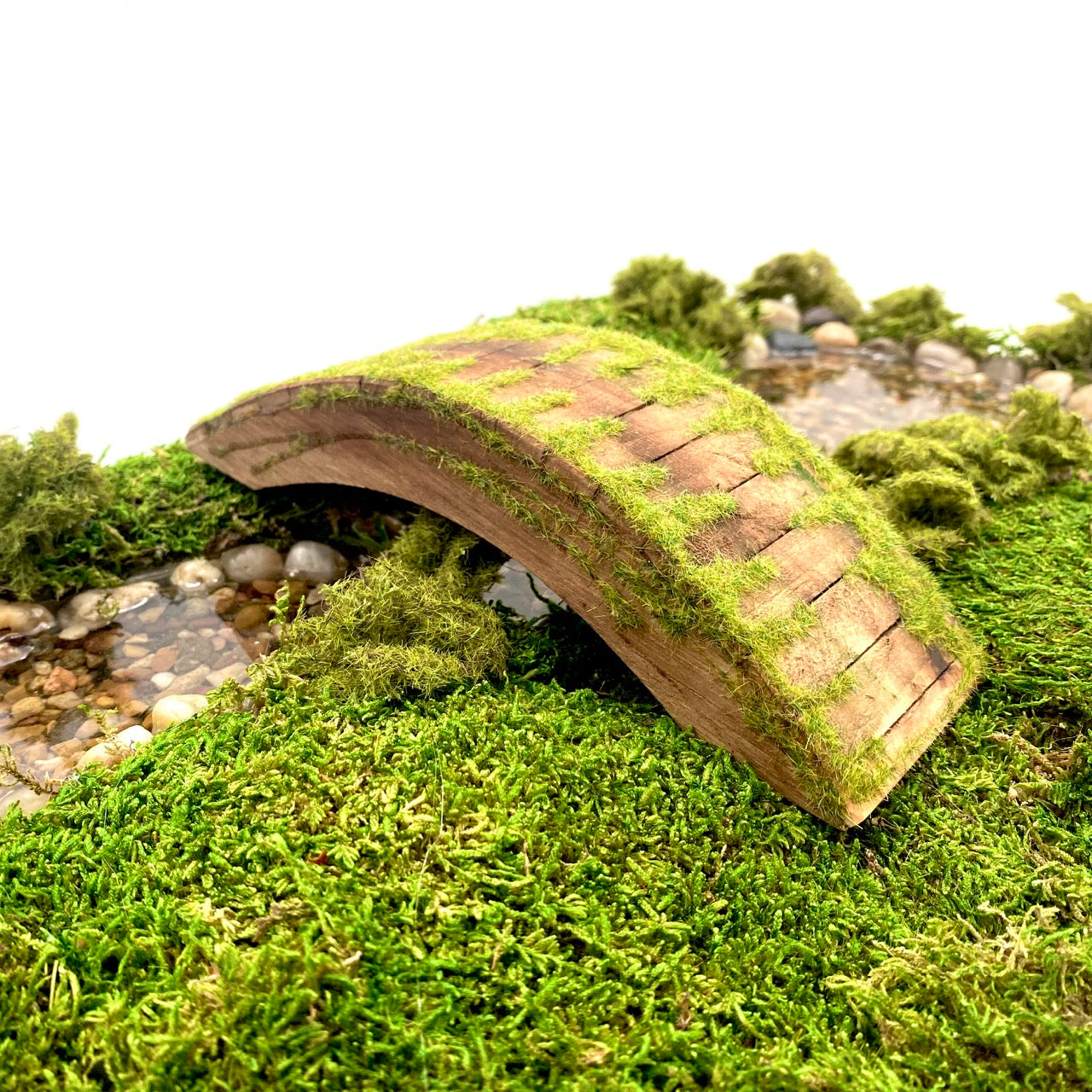 Natural Wooden Fairy Garden Bridge