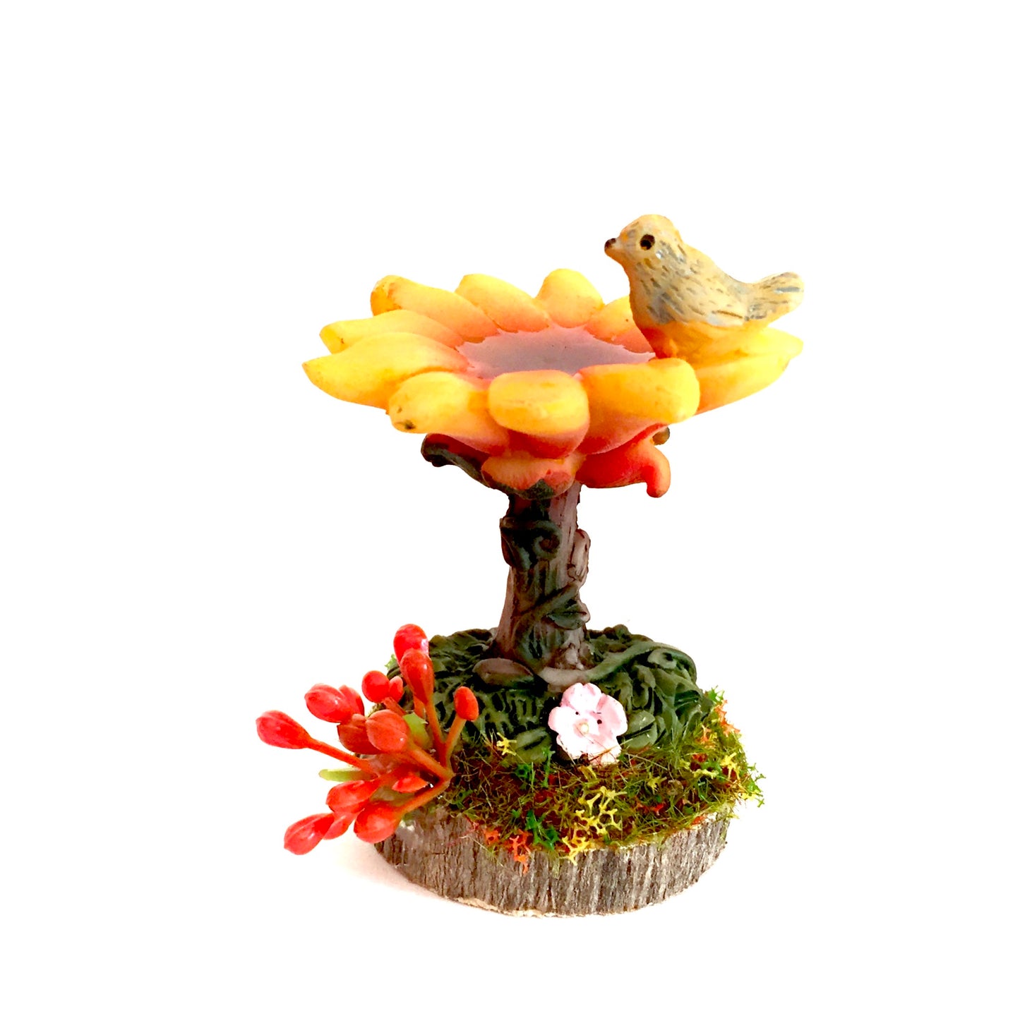 Miniature Fairy Garden Bird Bath