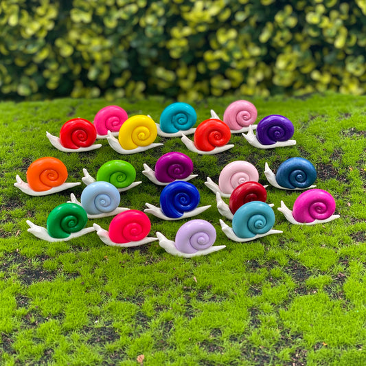 Mini Bright Garden Snails