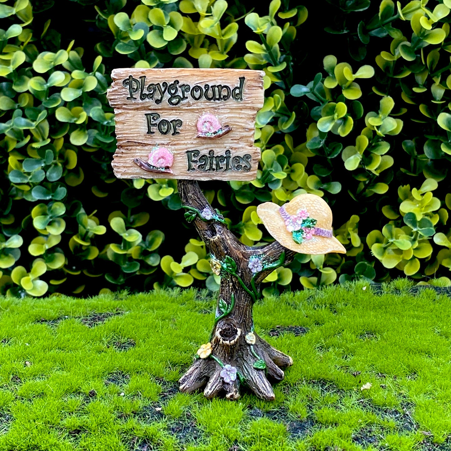 Fairy Garden Playground For Fairies Sign