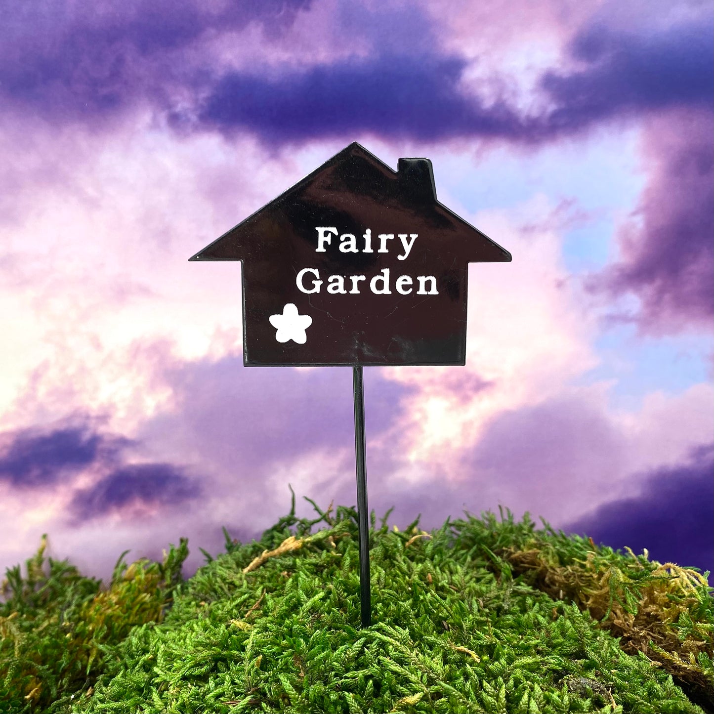 Metal Garden Fairy Sign