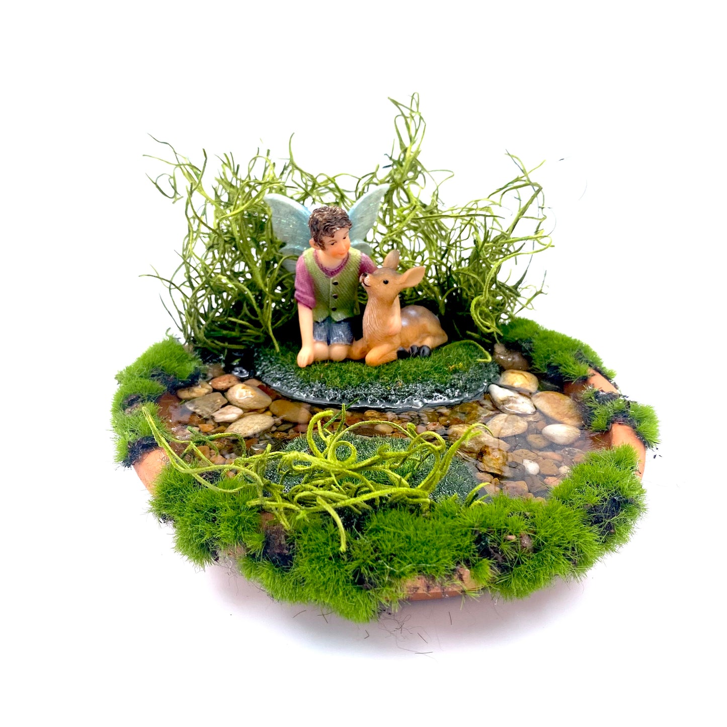 Ethan’s Hideaway Fairy Garden Pond, Australian Fairy Gardens, Fairies