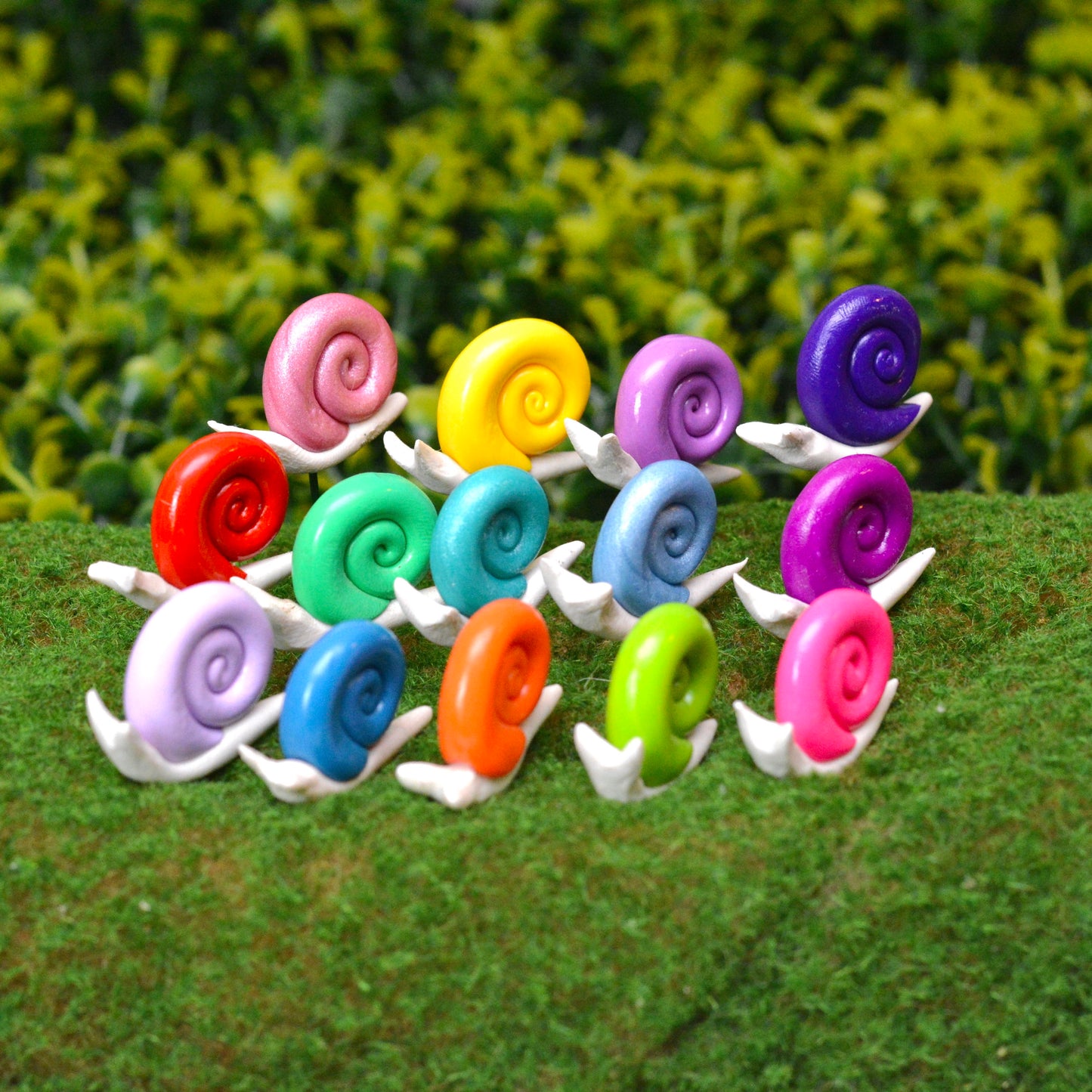 Mini Bright Garden Snails