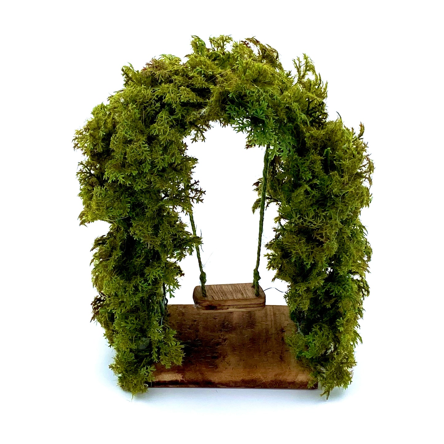 Fairy Garden Wooden Swing
