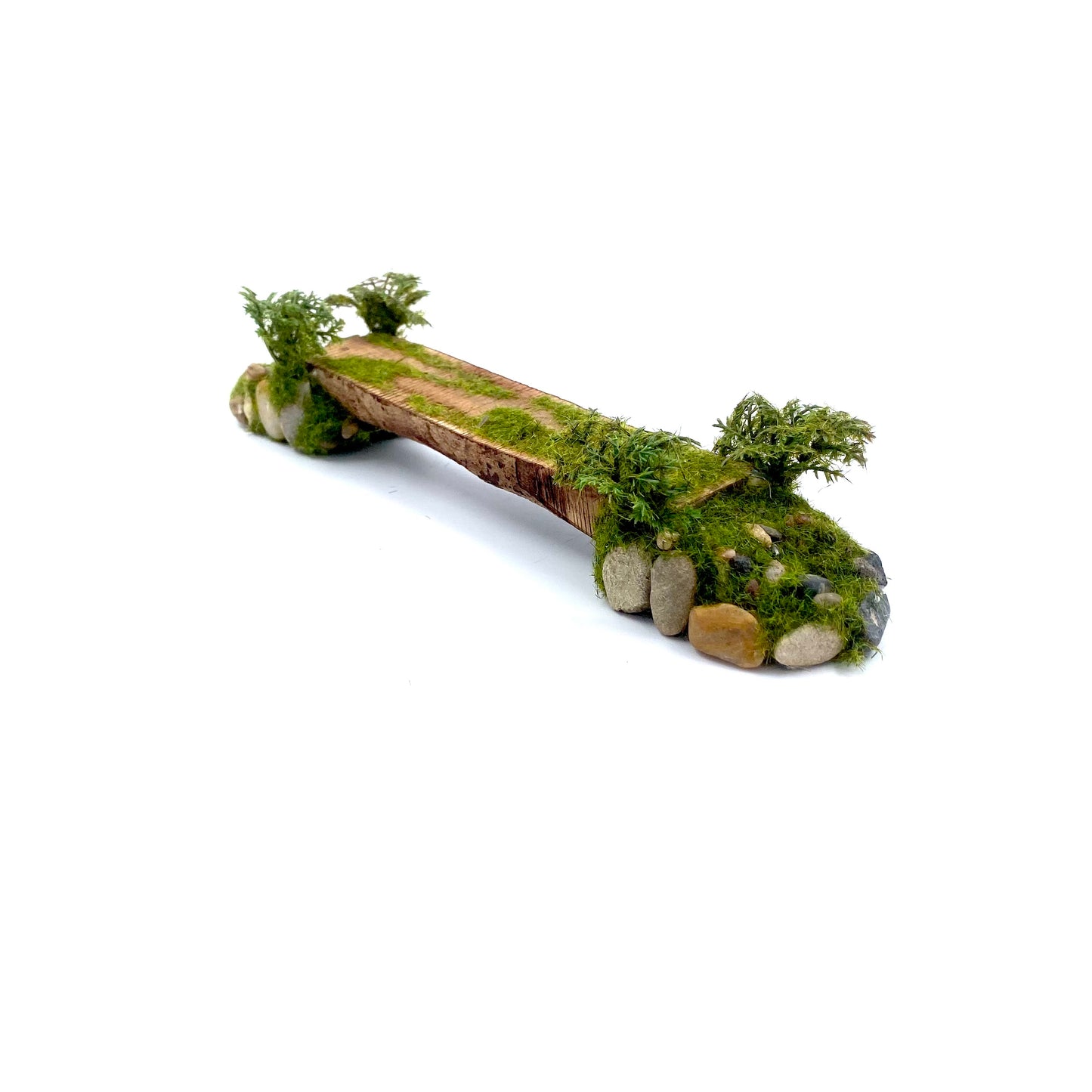 Fairy Garden Log Bridge