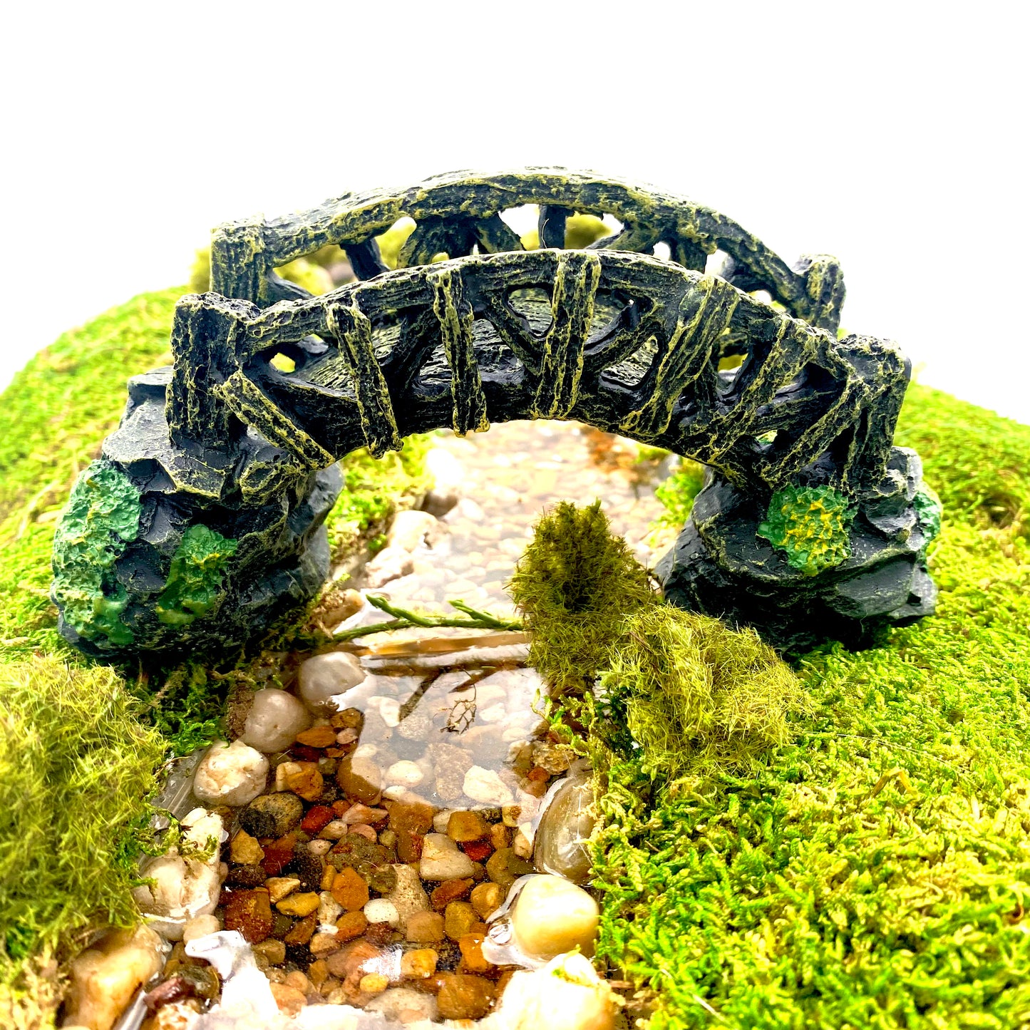 Arch Stone &Wood Bridge