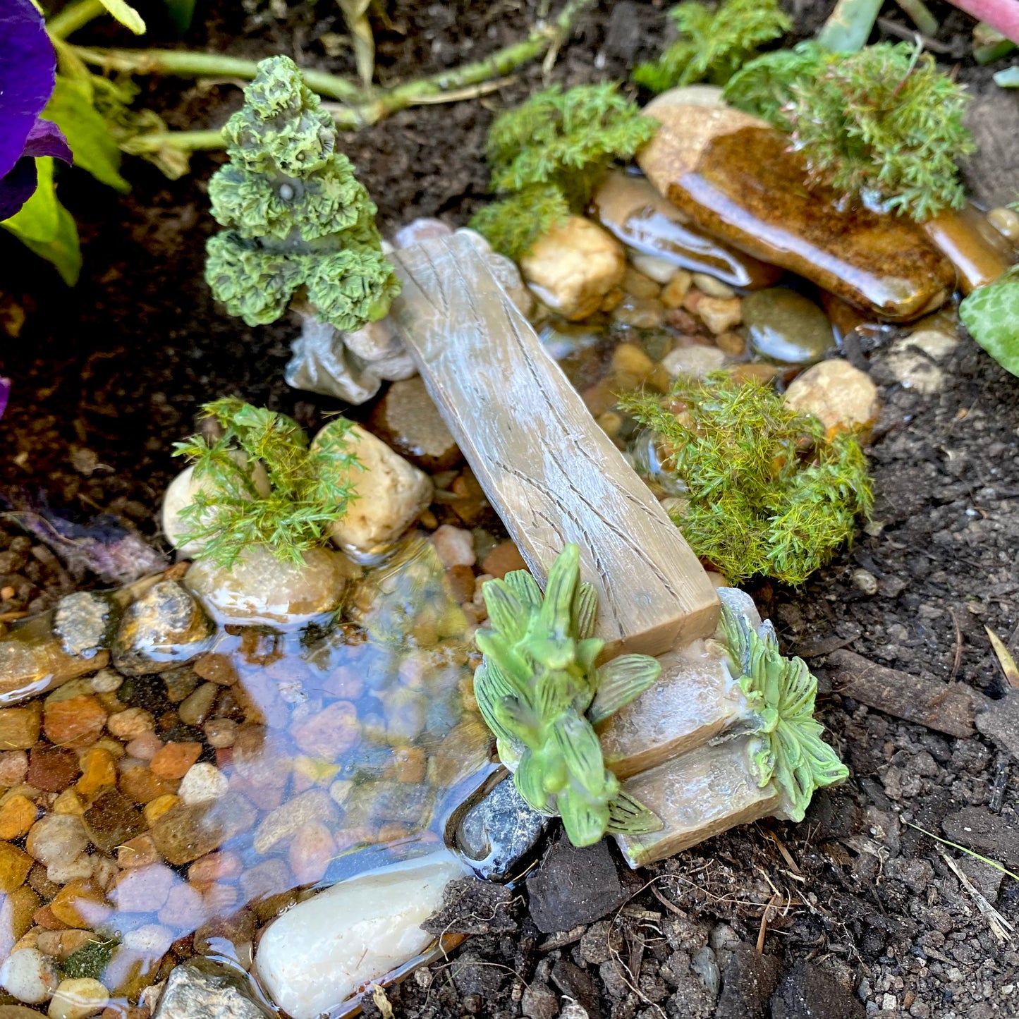 Fairy Garden Little Plank Bridge