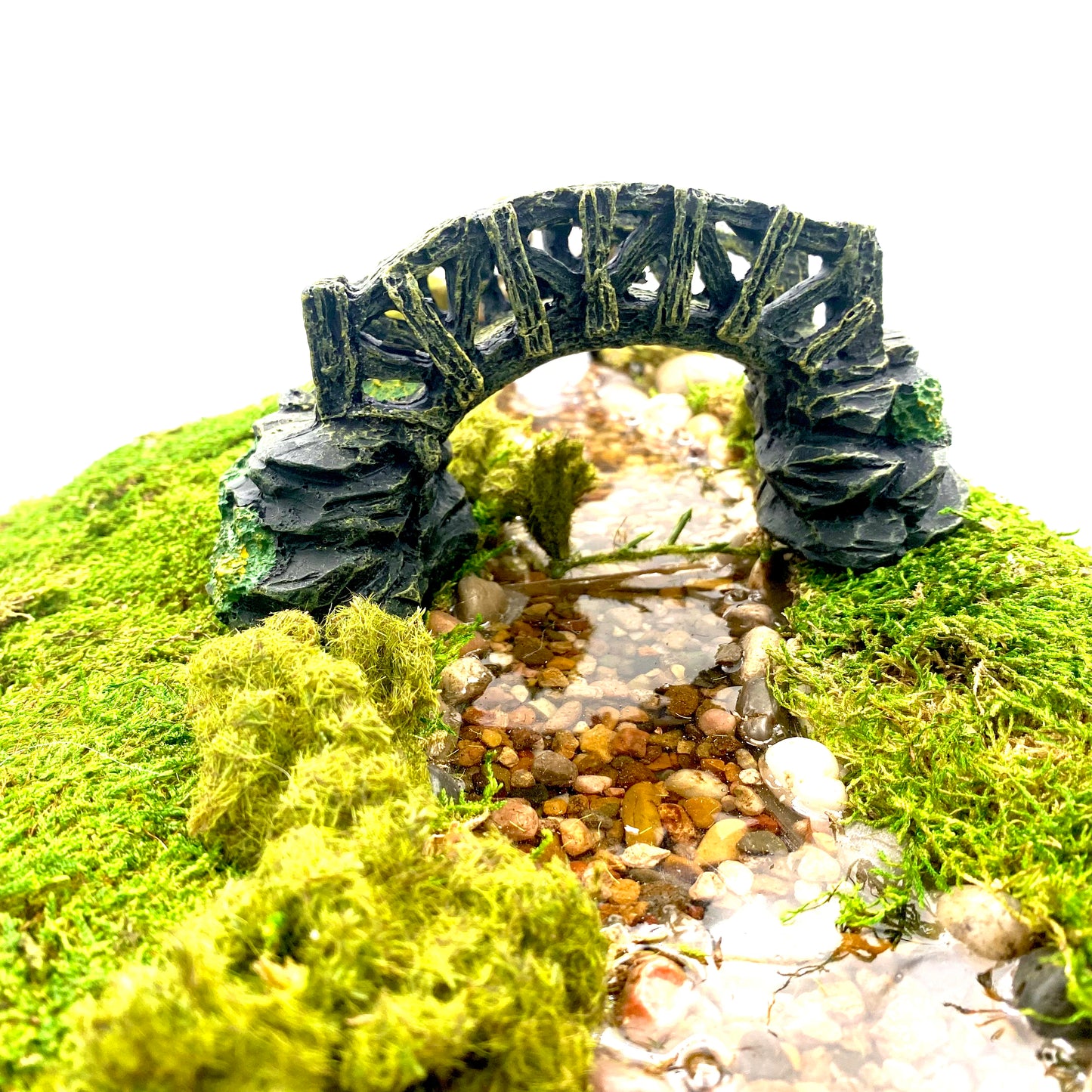 Arch Stone &Wood Bridge