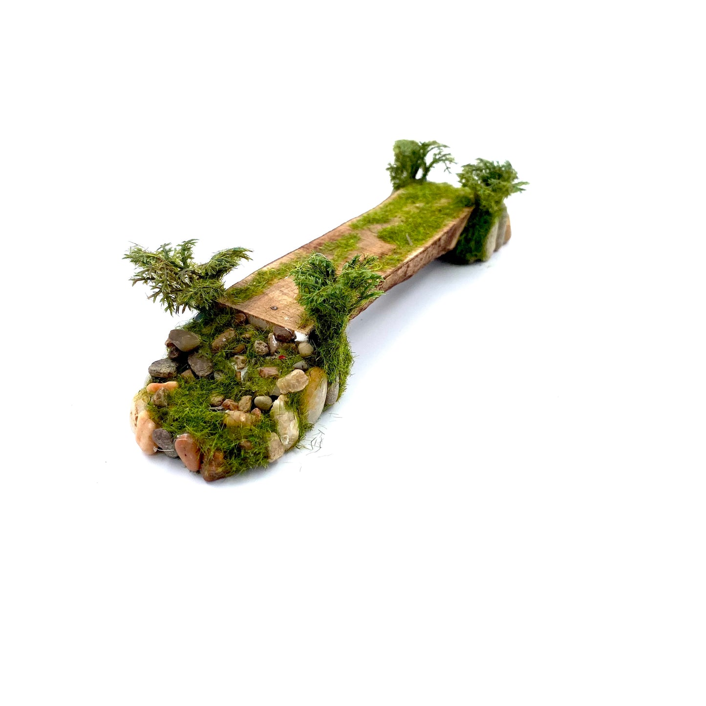 Fairy Garden Log Bridge