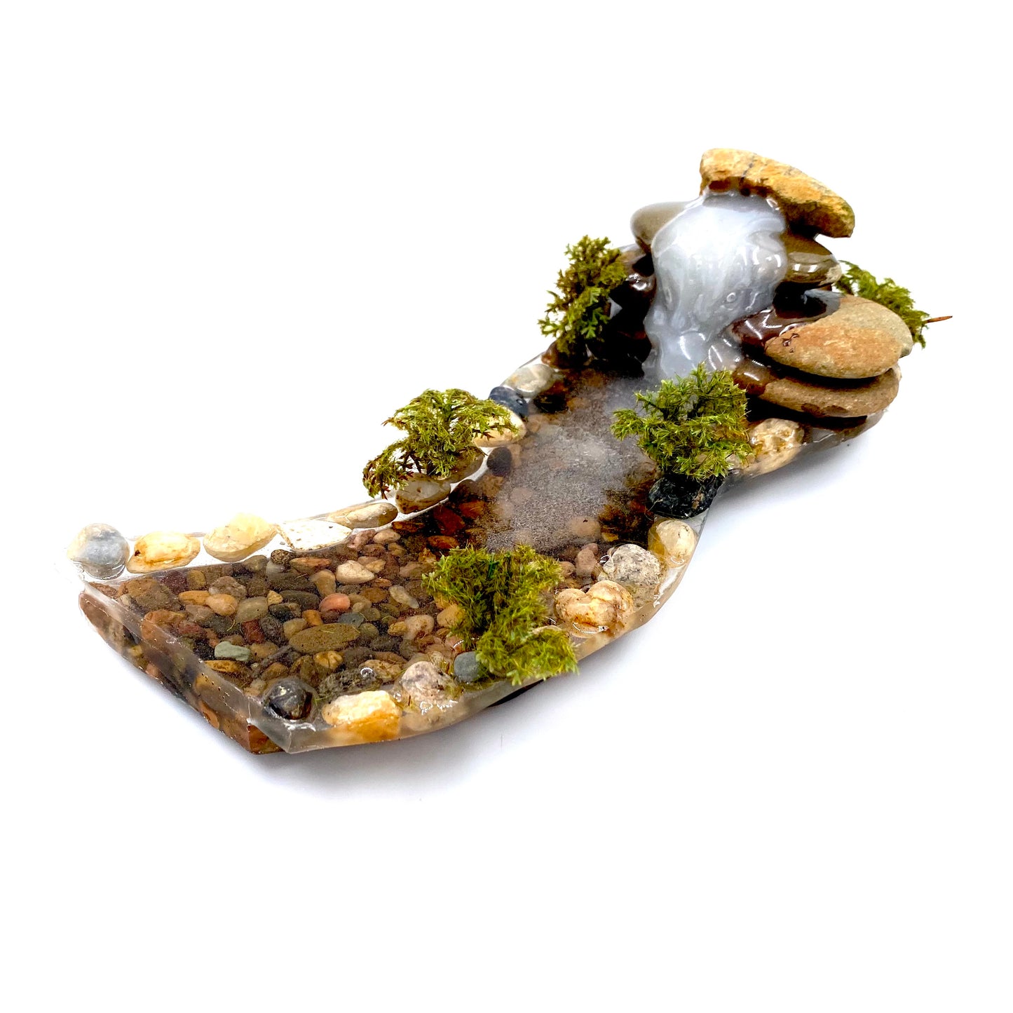 Instant River With Waterfall