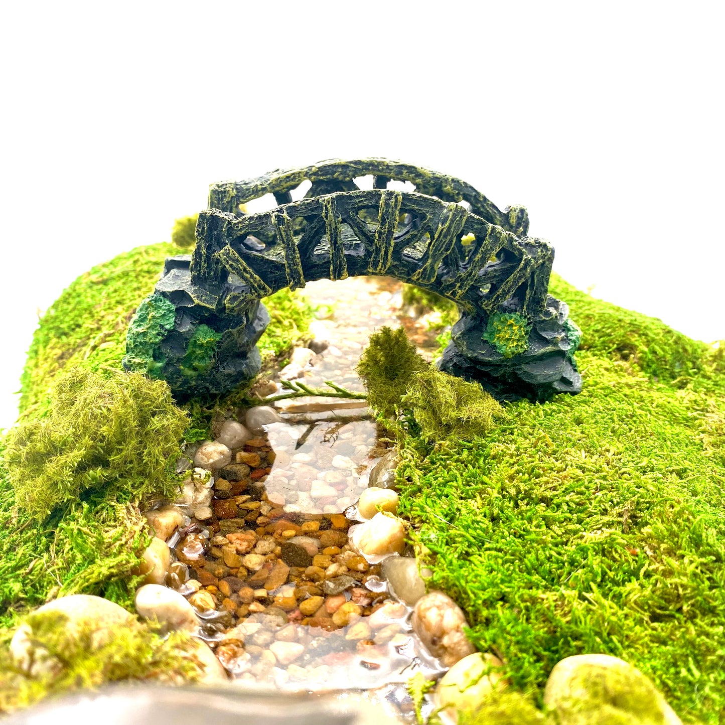 Arch Stone &Wood Bridge