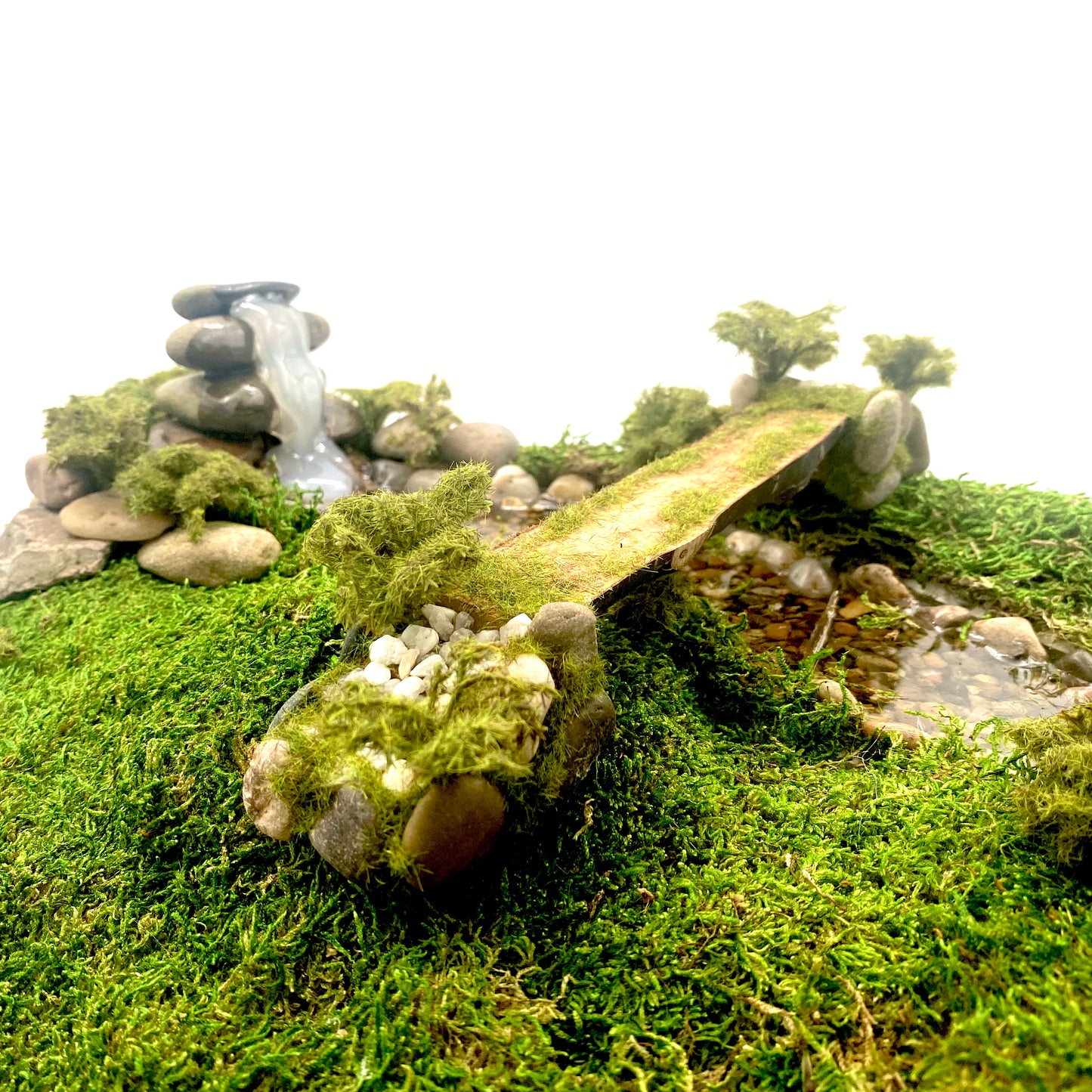 Fairy Garden Log Bridge, Australian Fairy Gardens, Fairy