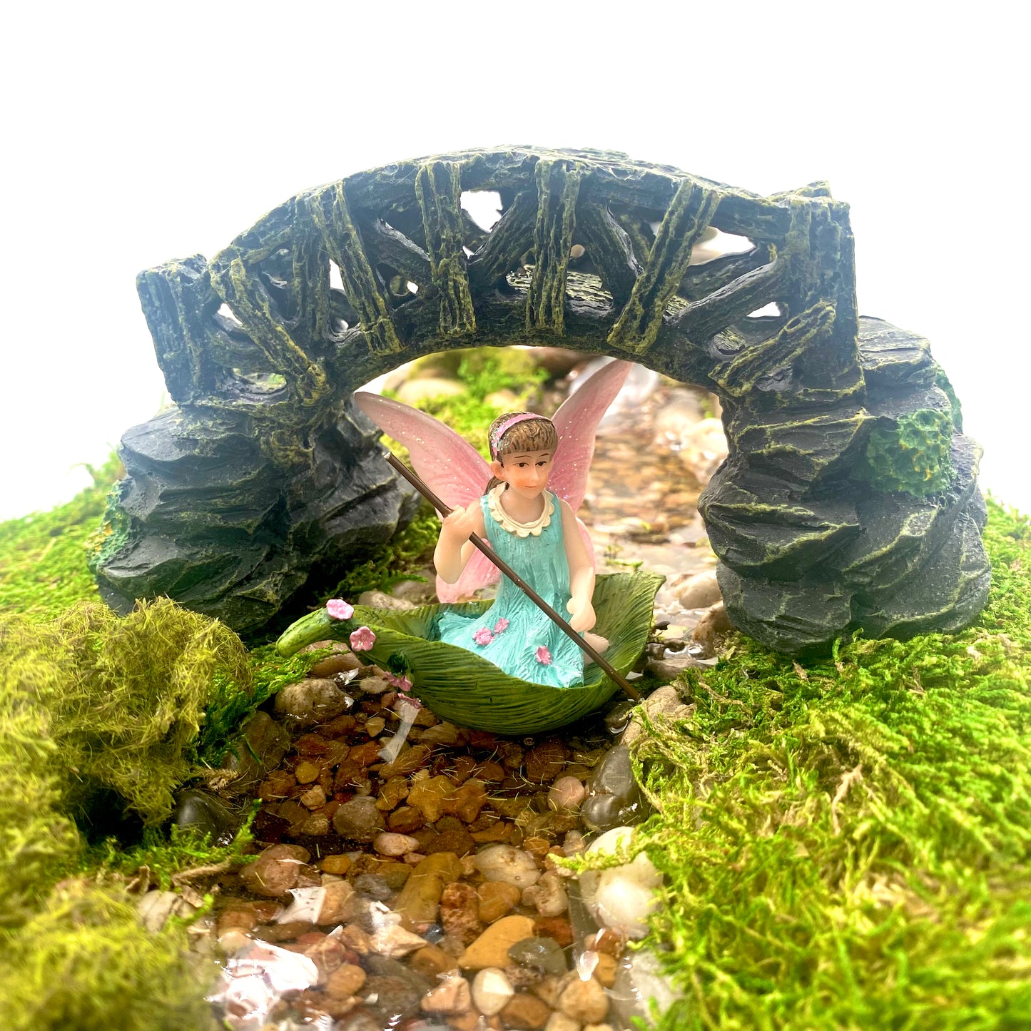 Arch Stone &Wood Bridge