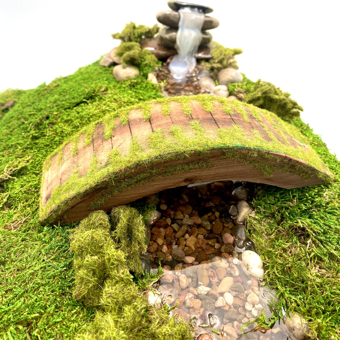 Natural Wooden Fairy Garden Bridge