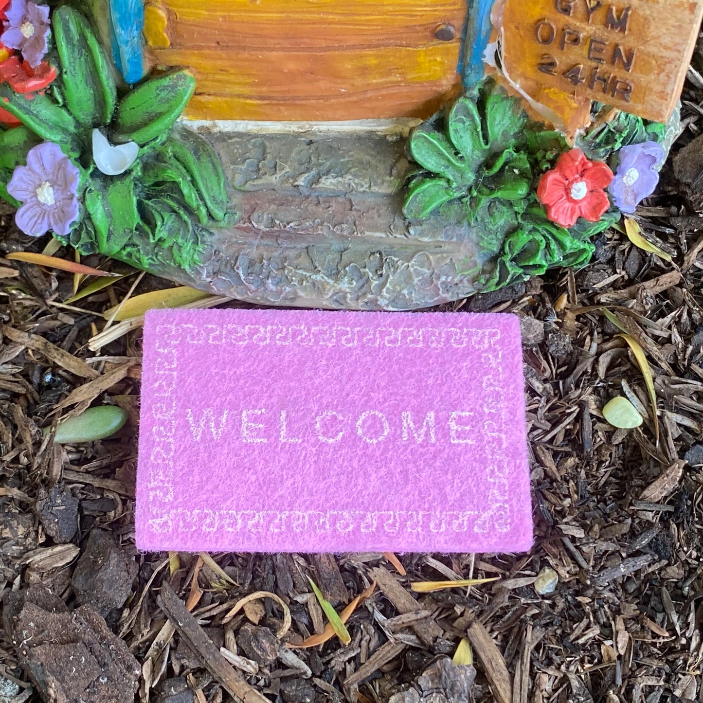 Fairy Garden Welcome Door Mat