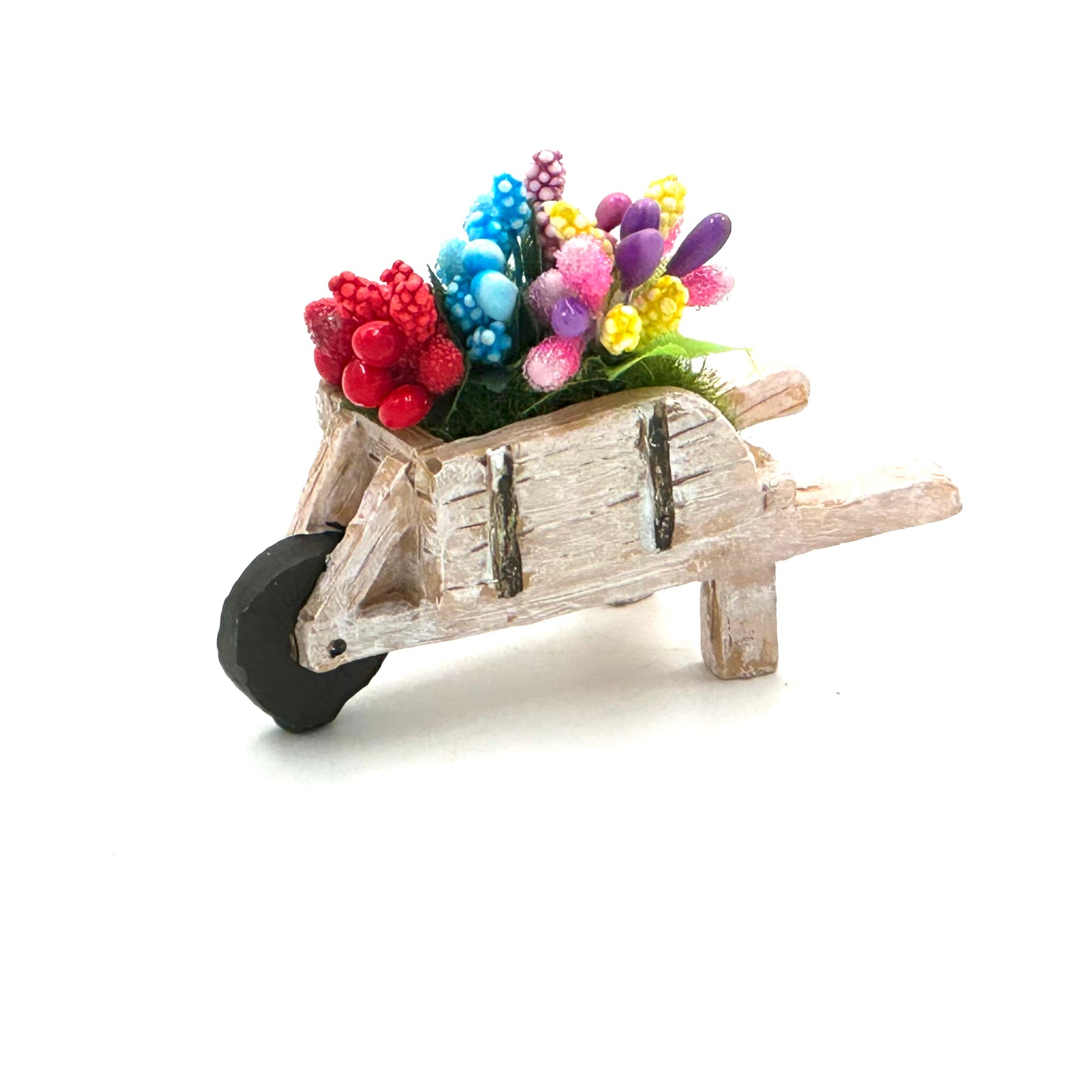 Fairy Garden Rustic Wheelbarrow