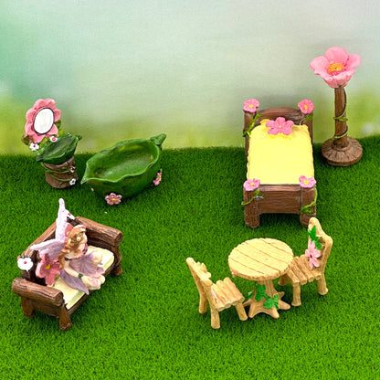 Miniature Fairy Garden Furniture Set