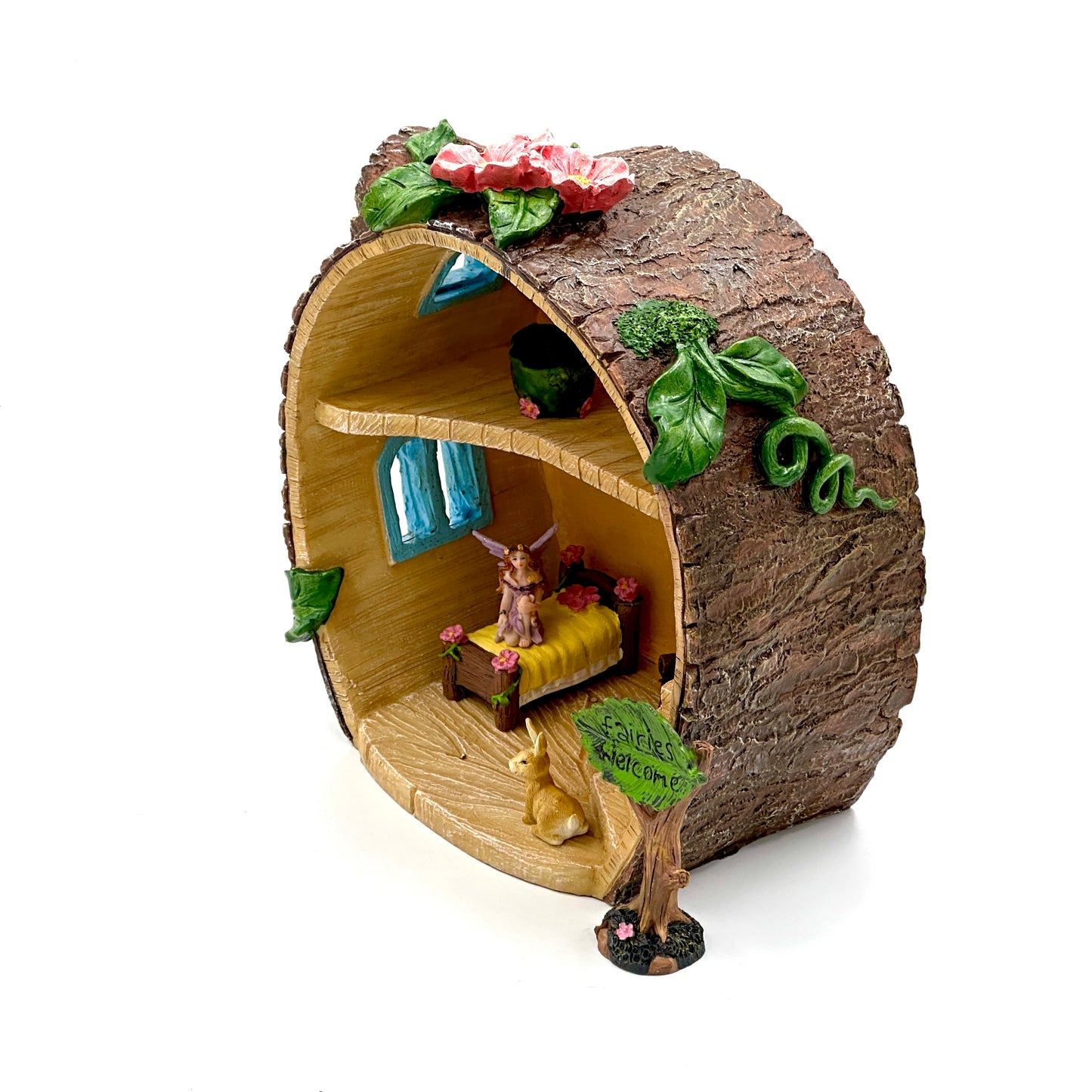 Woodland Hollow Haven Fairy House (With Accessories)