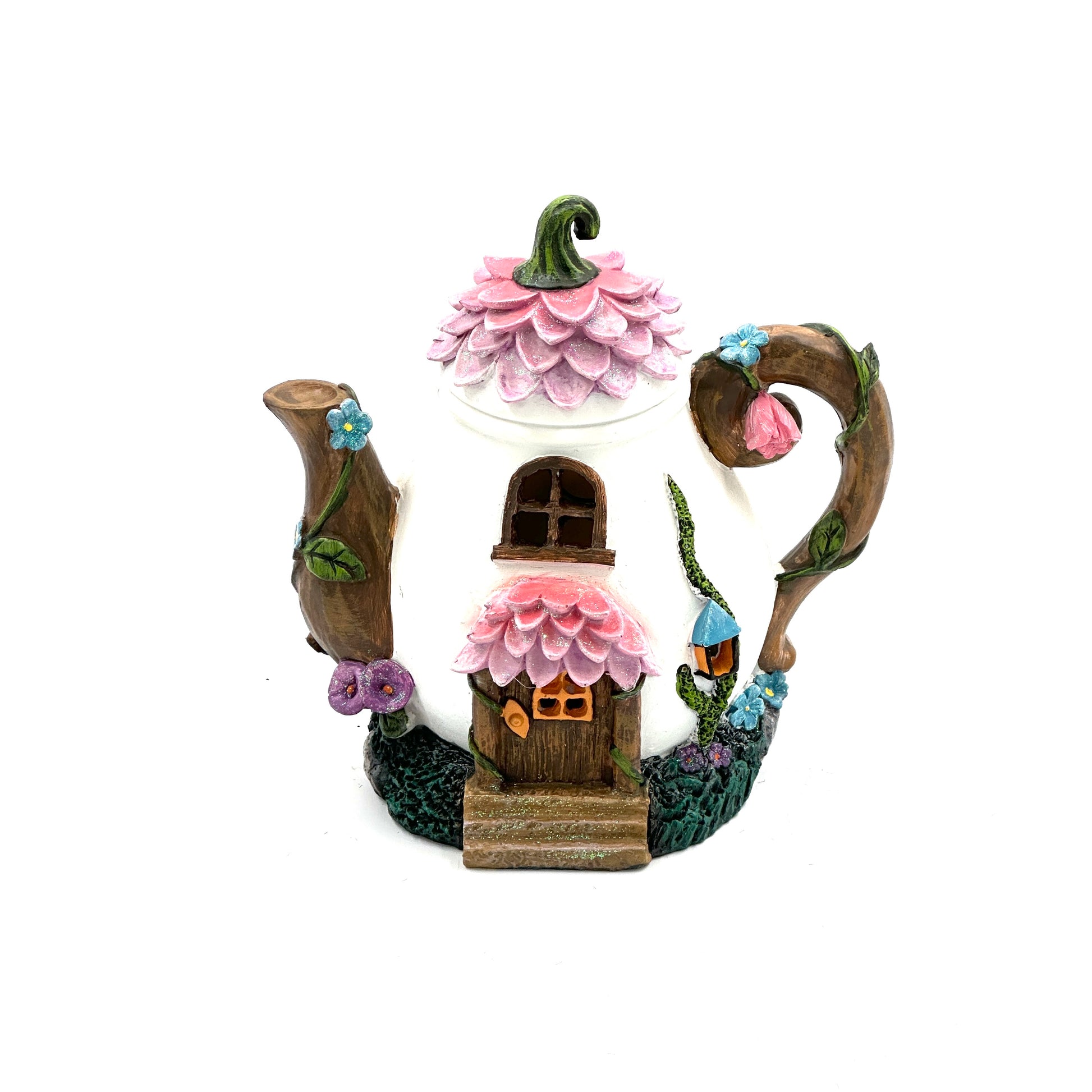 Blossom Teapot Fairy House, Australian Fairy Garden Products, Fairy Houses