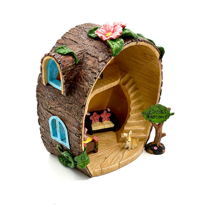 Woodland Hollow Haven Fairy House (With Accessories)