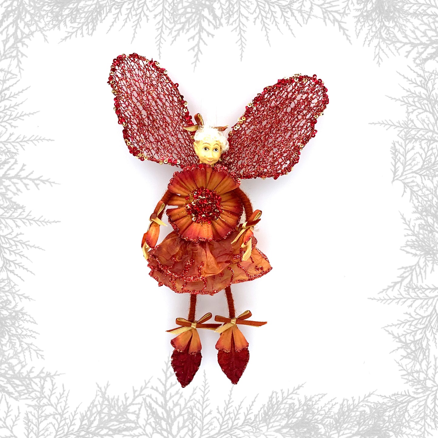 Christmas Fairy (Blaze), Australian Fairy Gardens, Christmas Fairies