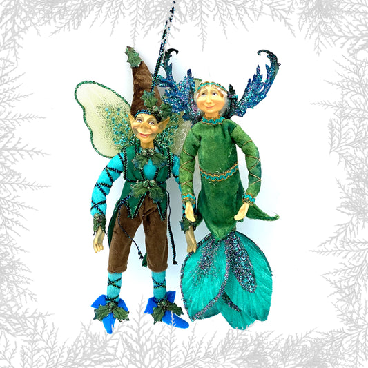 Christmas Fairy (Maud & Delfin), Australian Fairy Gardens, Christmas Fairies
