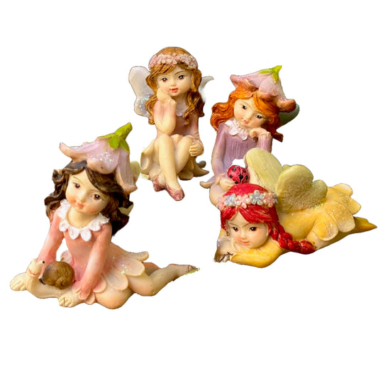 Earth Fairies set of four fairy garden fairies, , Australian Fairy Gardens, Fairies