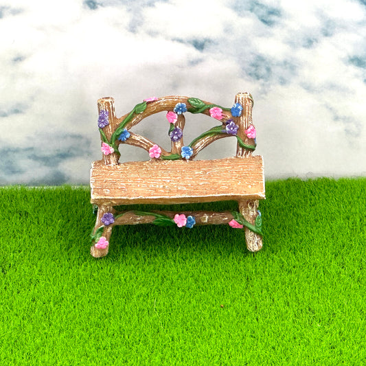 Fairy Garden Floral Bench Seat, Australian fairy garden products