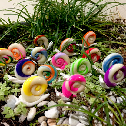Fairy Garden Slimy Artificial Snails Fairy Garden Accessory