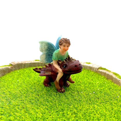Fairy Draco With Puff, Australian Fairy Gardens, Fairies