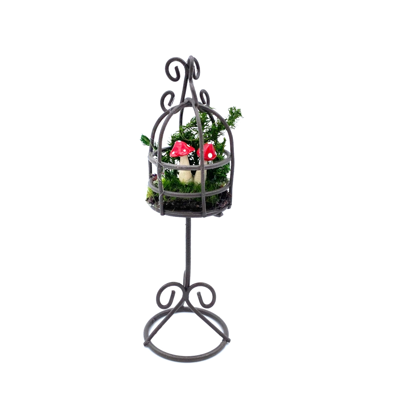 Fairy Garden Mini Bird Cage Terrarium