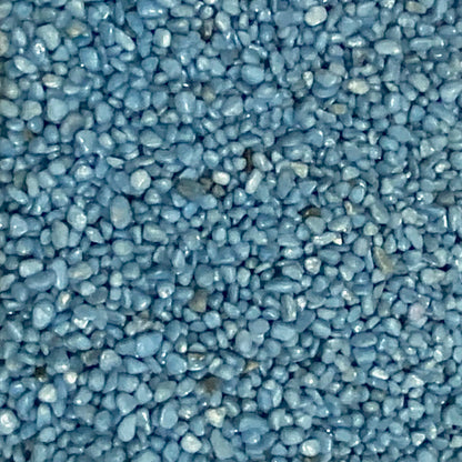 Light blue fairy garden pebbles or fairy garden stones