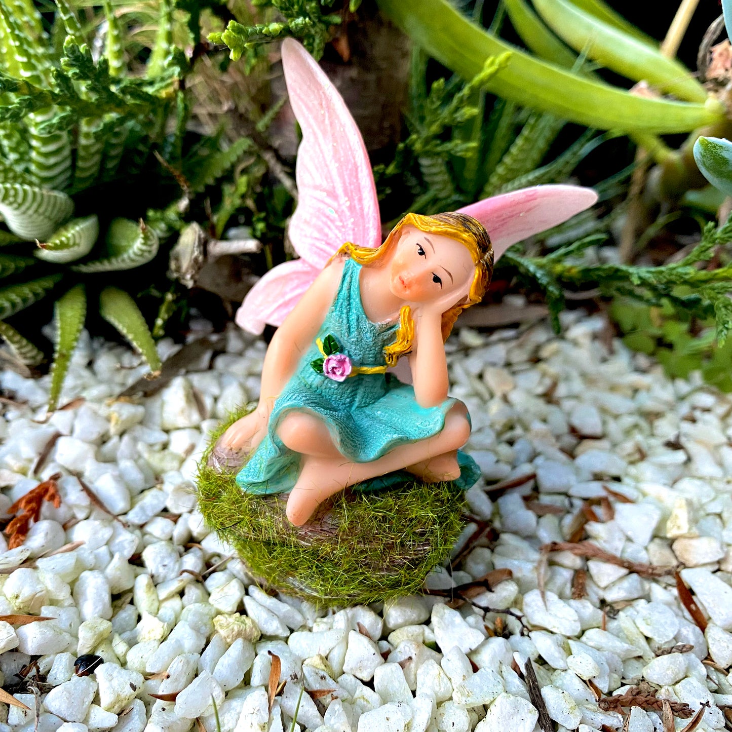 Fairy Luna Daydreaming, Australian Fairy Gardens, Fairies