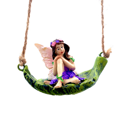 Fairy On A Swing, Australian Fairy Gardens, Fairies