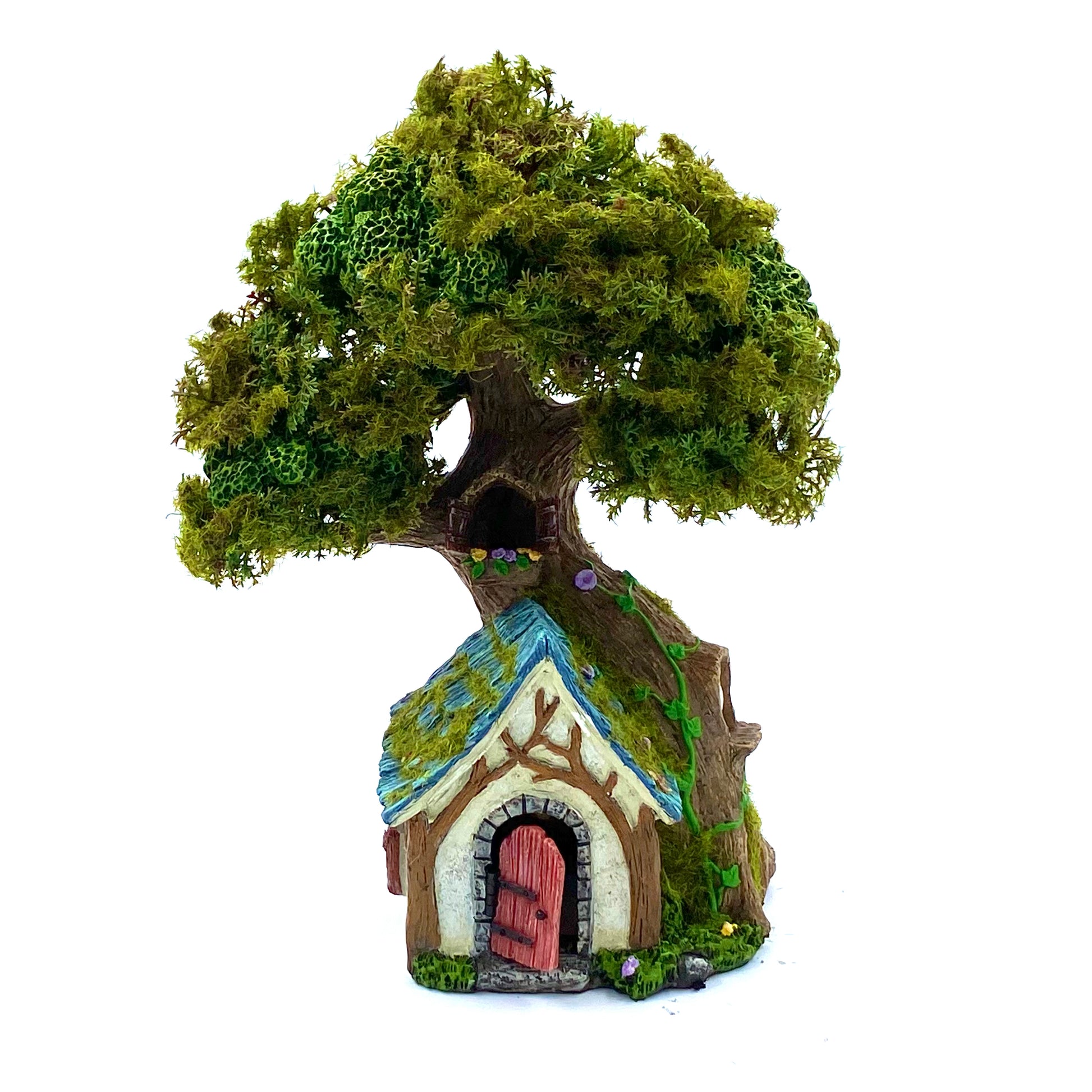 Fairy Tree House With Open Door, Australian Fairy Gardens