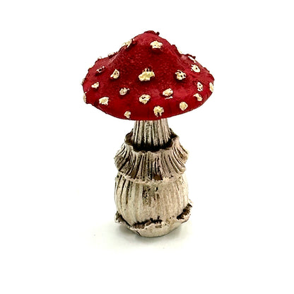 Red And White Garden Mushroom