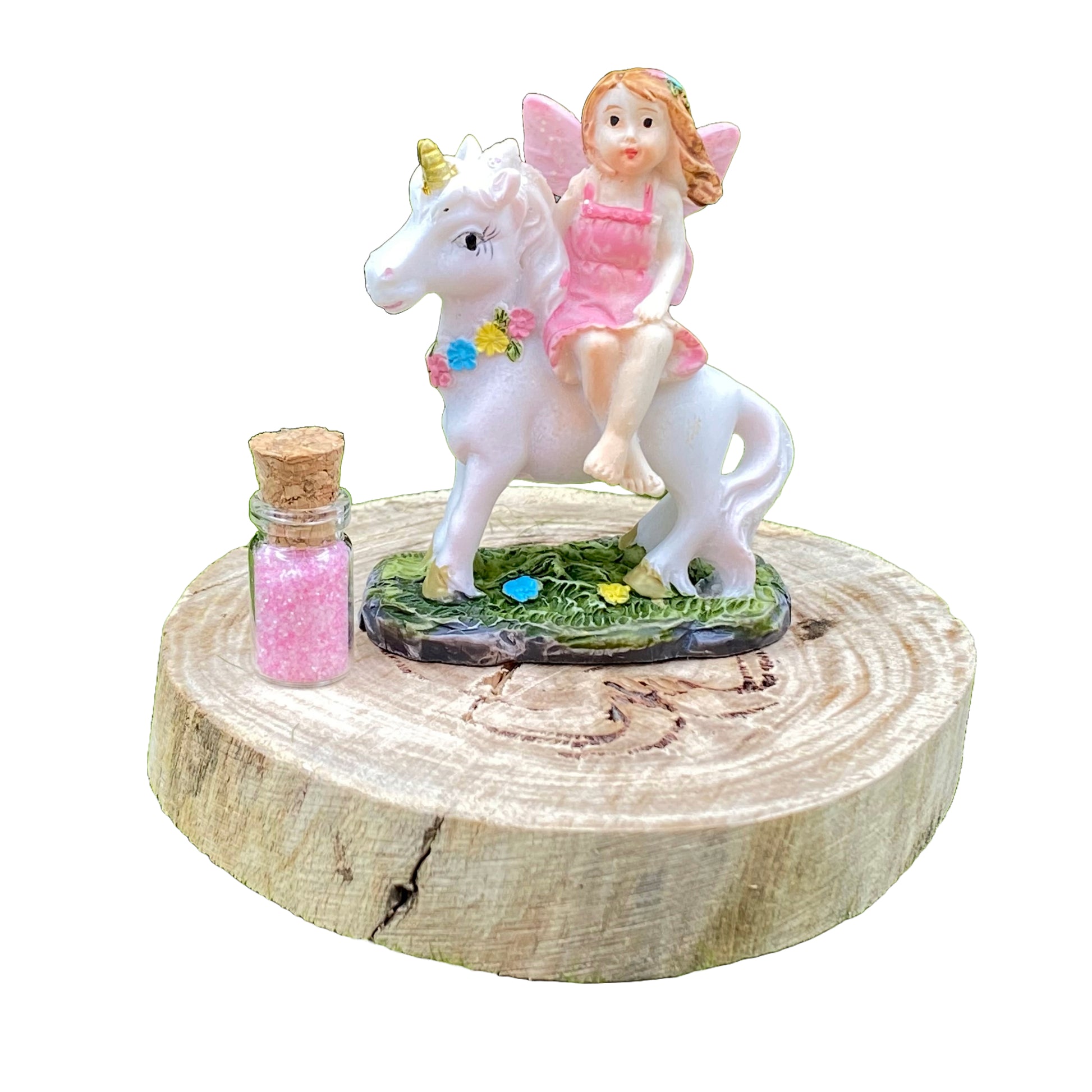 Miniature Fairy & Unicorn Set Pink