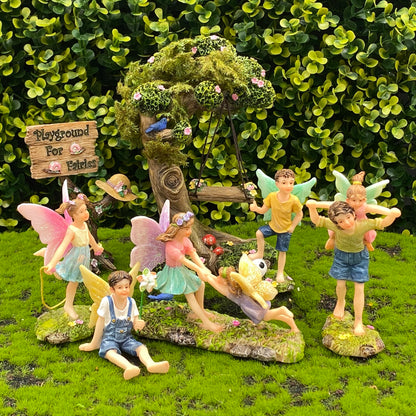 Playground For Fairies Set (7 pieces), Australian Fairy Gardens, Fairies
