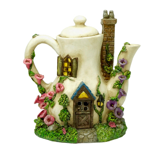 Tea Pot Fairy Garden House