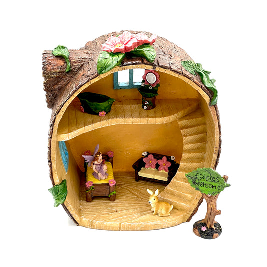 Woodland Hollow Haven Fairy House (With Accessories)