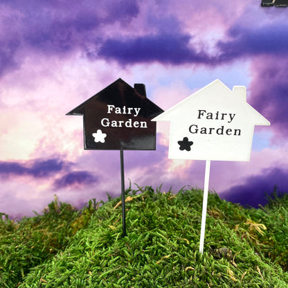 Metal Garden Fairy Sign