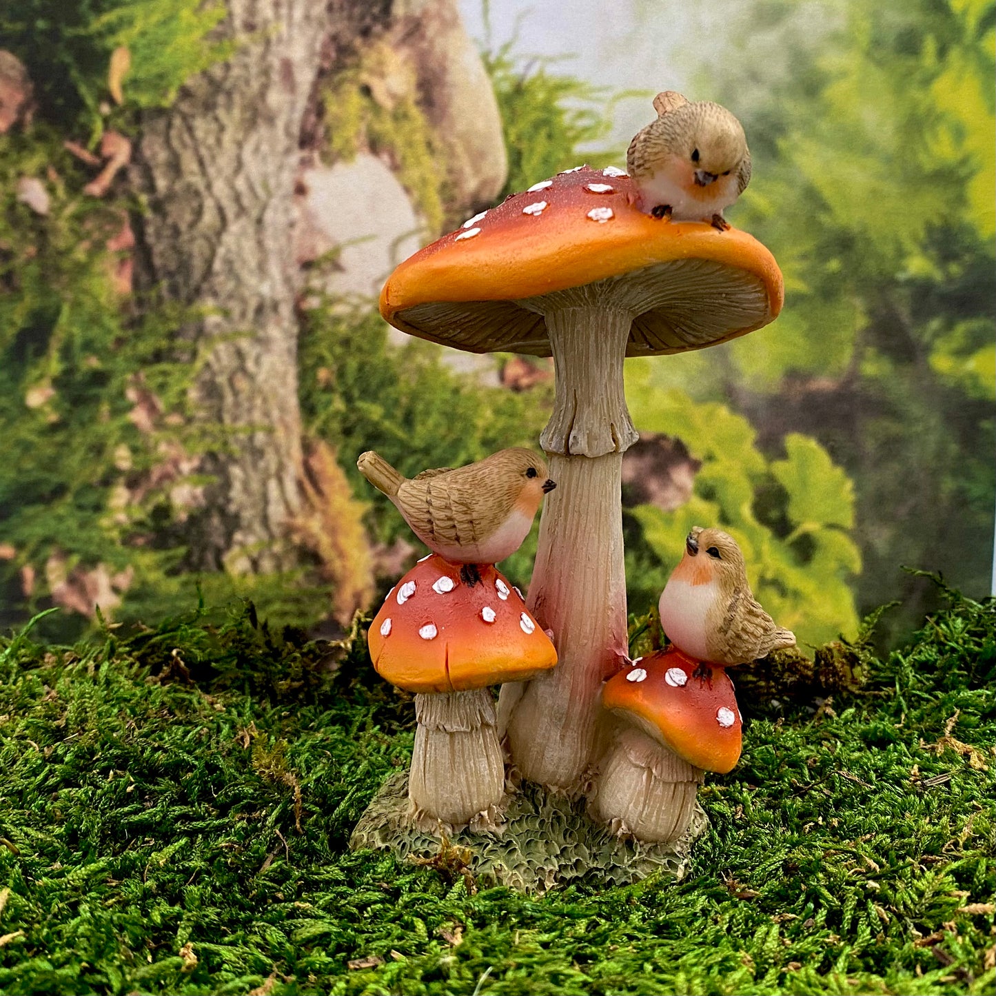 Triple Mushroom With Red Robbin