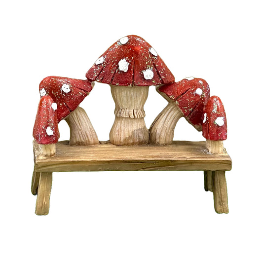 Mushroom Bench Set, Australian Fairy Garden Products